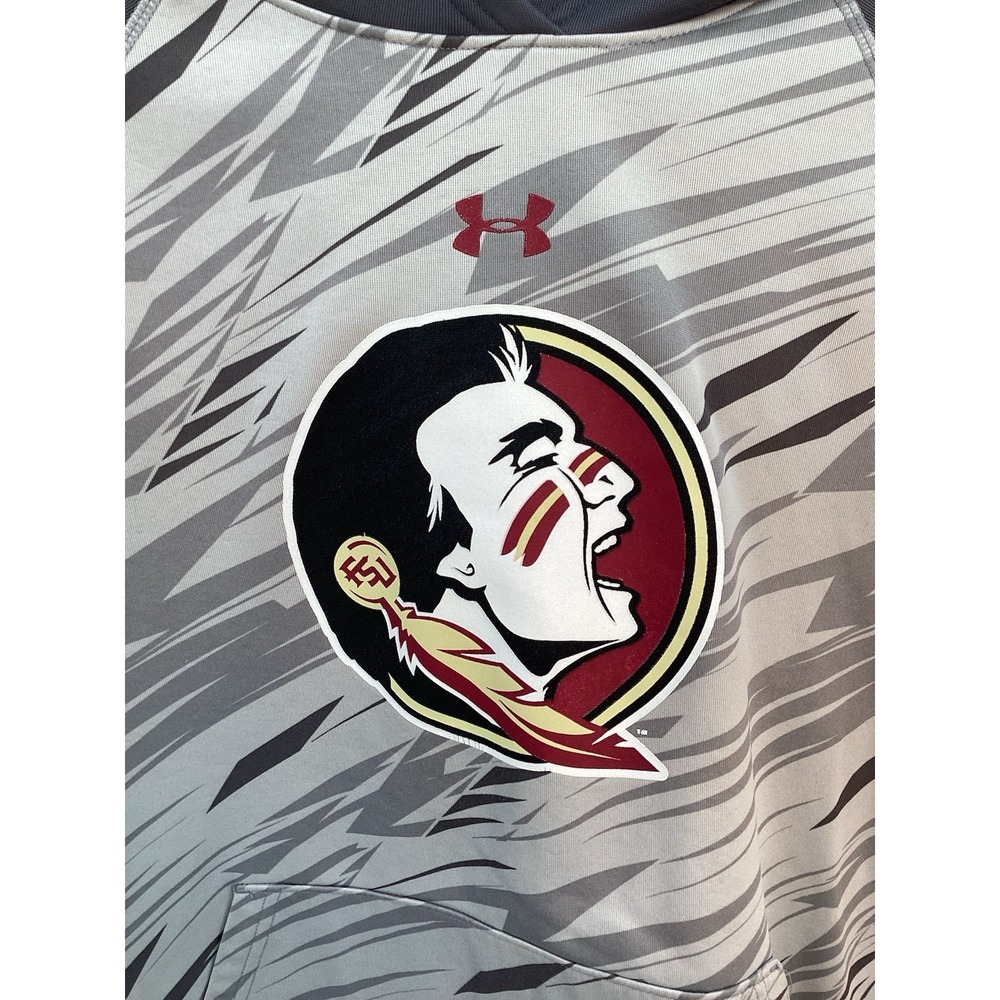 Boys Under Armour Florida State Seminoles Long Sleeve Hoodie - Youth Large - Picture 3 of 6